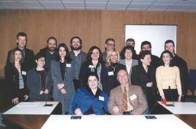 Picture of the whole international 
team of the ACCELERATE partners presenting at the Open Information Day of the 
ACCELERATE project at the Open Information Day of the ACCELERATE project 
launching on 25 February 2000 at the University of Macedonia, Thessaloniki, 
Greece.