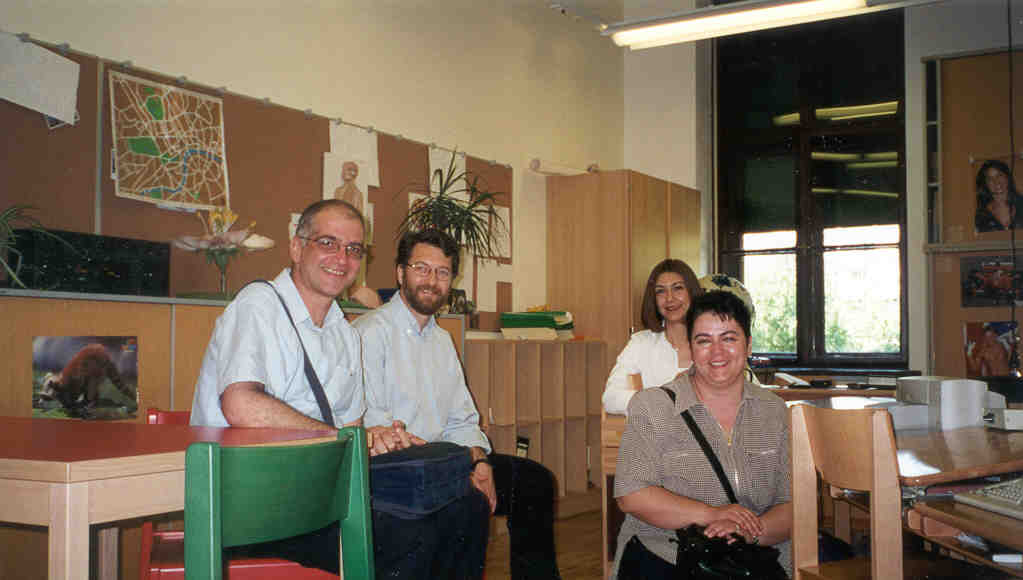 The teams of UOM and UCY in the class of Odilien Institute