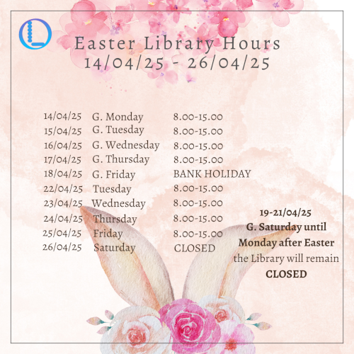 easter library hours 25 sm
